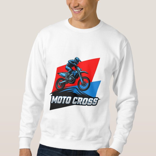 SWEATSHIRT HOMME MOTOCROSS (Devant)