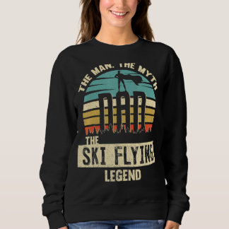 Sweatshirt Homme Mythe Légende Papa Ski Flying