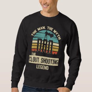 Sweatshirt Homme Mythe Légende Papa tir sur le cran