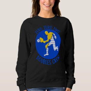Sweatshirt Homme Pickleball Zéro Zéro Deux Doubles Cre