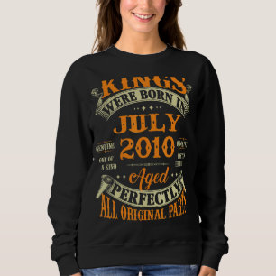 Sweatshirt Hommes 12ème Anniversaire Pour Rois Né En Juillet 