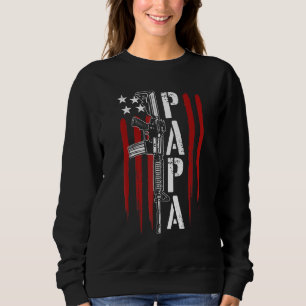 Sweatshirt Hommes 4 juillet Papa Papa Papa Papa Papa Papa Pap