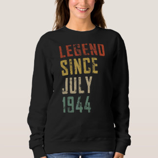 Sweatshirt Hommes 78 Ans Légende depuis juillet 1944 78e Birt