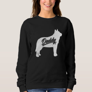 Sweatshirt Hommes Australian Cattle Daddy Papa Papa Pères Of
