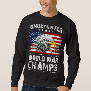 Sweatshirt Hommes Cool Grumpy Vieux vétéran de la guerre mond
