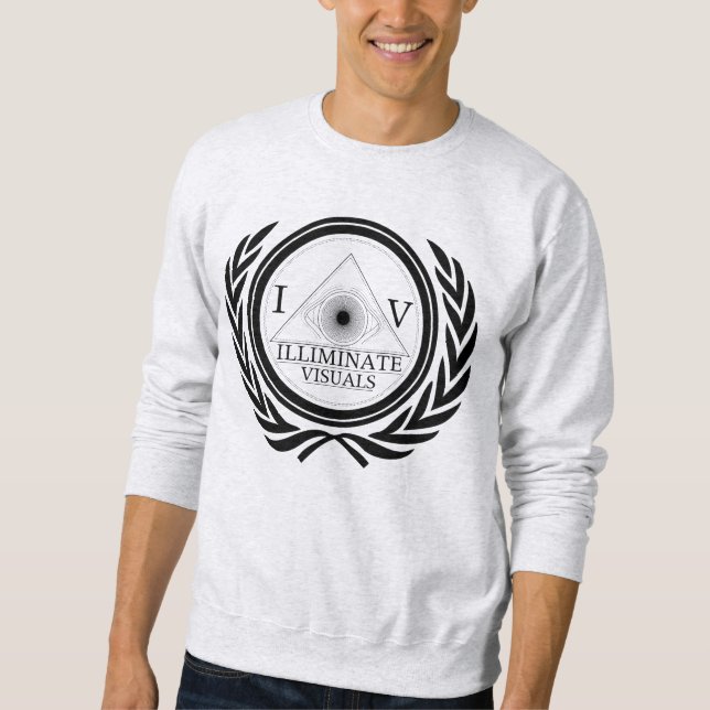 Sweatshirt Hommes - encolure ras du cou - IV norme - logo de (Devant)