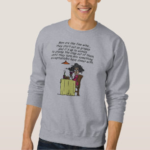 Sweatshirt Hommes et FIne Humour de vin