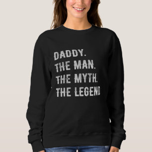 Sweatshirt Hommes Fête des pères Papa L'Homme Mythe Légende V