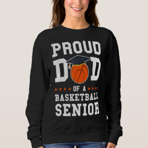 Sweatshirt Hommes Fier Papa D'Un Basket-Ball Senior S