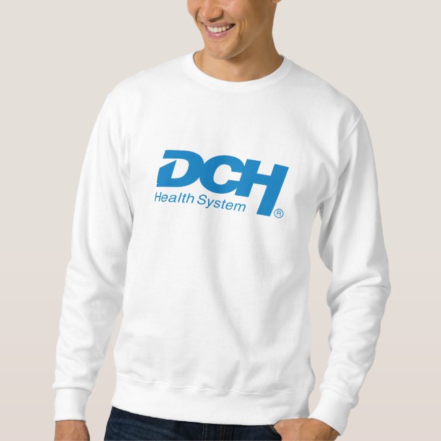 Sweatshirt Hommes - Grey - Sweater - Big DCH Blue Logo (Devant)