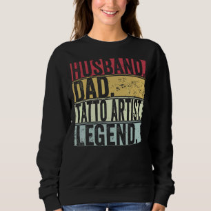 Sweatshirt Hommes Mari Papa Tatto Artiste Légende Pour Pères