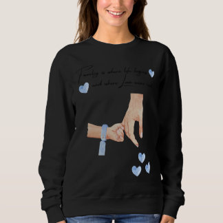 Sweatshirt Hommes Nouveau Père D'Un Garçon Portant Les Mains 