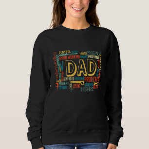 Sweatshirt Hommes Papa Protecteur Héros Figure Père Day