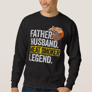 Sweatshirt Hommes Père Mari Viande Fumeur Légende Brisket Pap