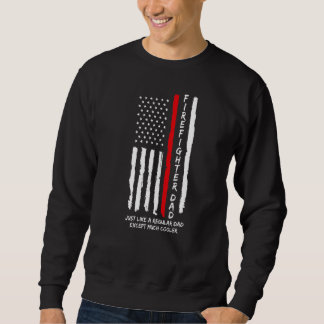 Sweatshirt Hommes Pompier Papa Comme Papa Régulier Papa Papa 
