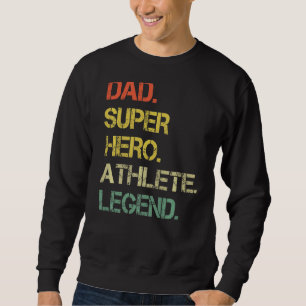 Sweatshirt Hommes Style Vintage Papa Héros Athlète Légende Pè