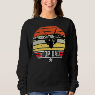 Sweatshirt Hommes Top Papa Cool 80s 1980s Père Fête des pères