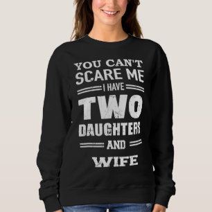 Sweatshirt Hommes, tu ne peux pas me faire peur J'ai deux fil