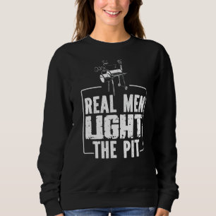 Sweatshirt Hommes Véritables Hommes Allumer La Poche Pour Un