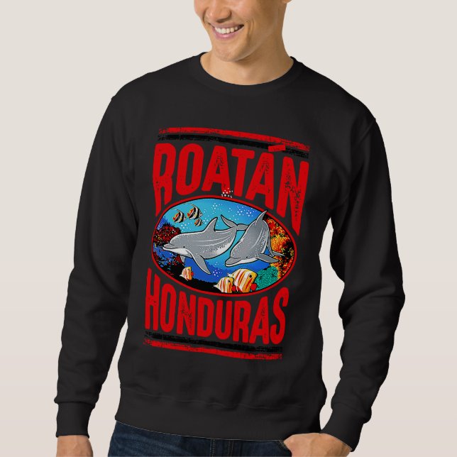 Sweatshirt Honduras Roatán Islas de la Bahía (Devant)