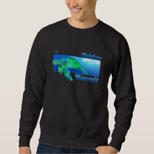 Sweatshirt Honu de natation de Haleiwa Hawaii