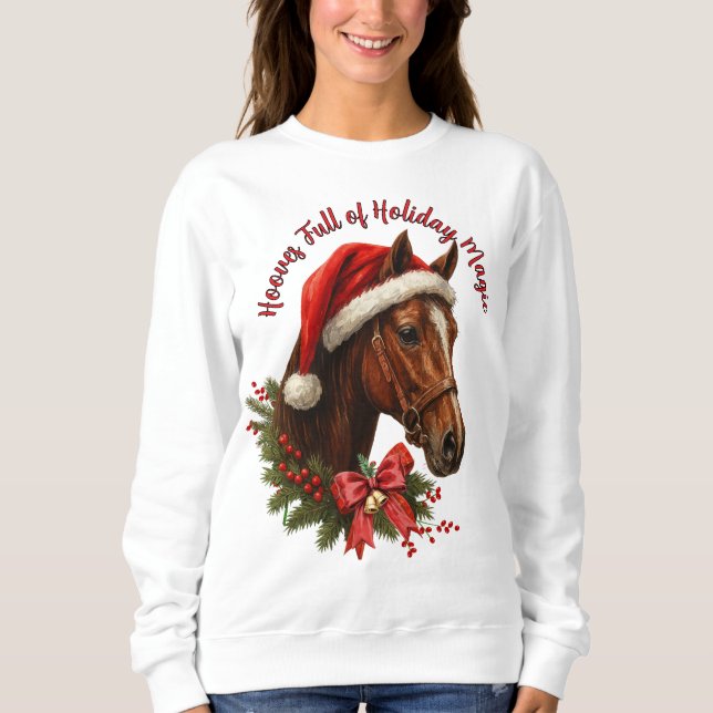 Sweatshirt Hooves full of Christmas Magic (Devant)