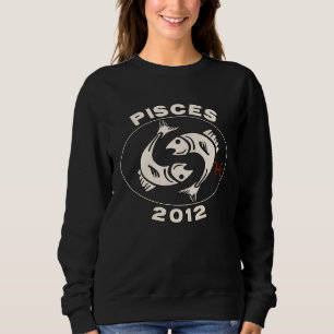 Sweatshirt Horoscope Signe du Zodiaque Poisson Poissons 2012