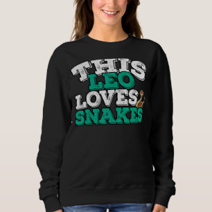 Sweatshirt Horoscope SIGNE Zodiaque Léo Aime Les Serpents