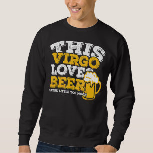 Sweatshirt Horoscope Virgo Zodiac Signet Aimer Bière