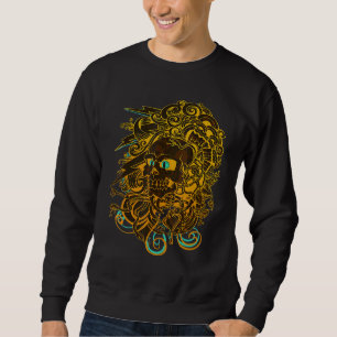 Sweatshirt Horreur Crâne meilleur art puissant