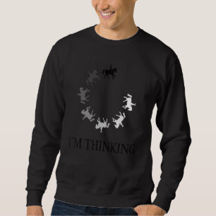 Sweatshirt Horse équitation Chargement Barre Concentration Ho