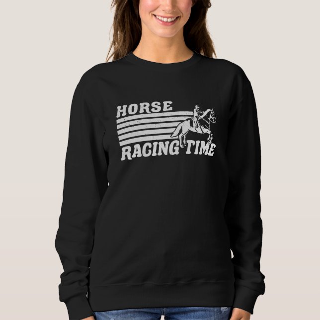 Sweatshirt Horse Racing Time Horse Racing Betting (Devant)