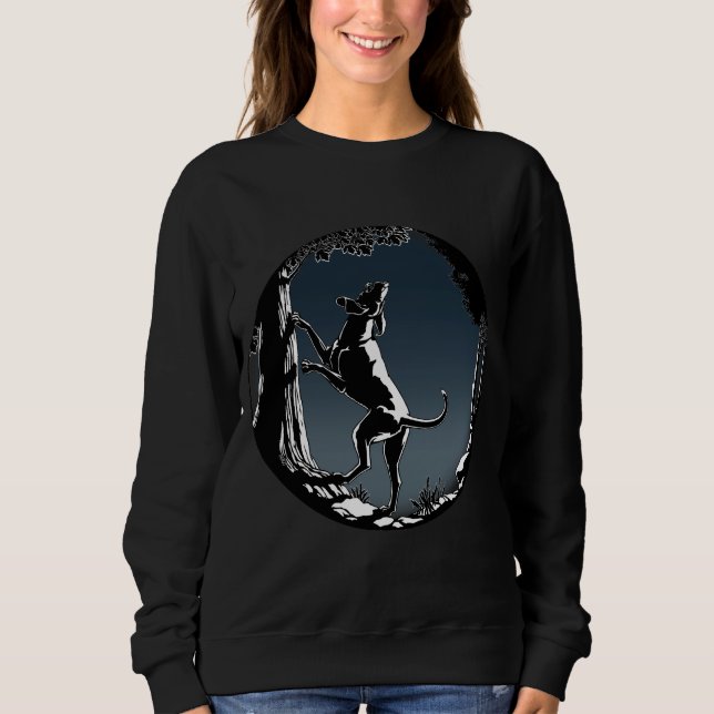 Sweatshirt Hound Chien Chemise Chasse Chien Chasse Chien Coon (Devant)