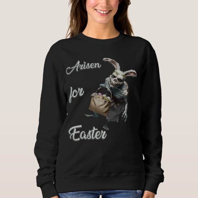 Sweatshirt Humorous Easter Zombie (Devant)