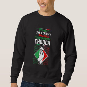 Sweatshirt Humour Citation italienne Slang Fun Italie Dit pla