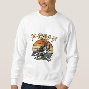 Sweatshirt Humour gothique F Croassement F Style créatif de c