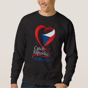 Sweatshirt Humpolec Czech Republic Heart Flag Lion Coat