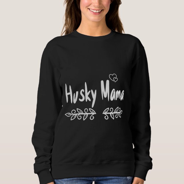 Sweatshirt Husky Mama (Devant)