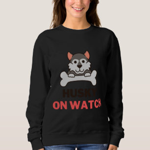Sweatshirt Husky On Watch