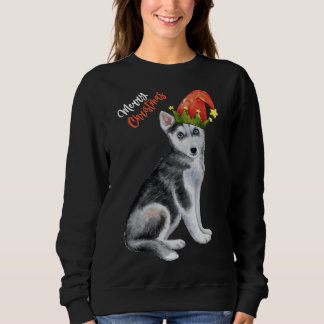 Sweatshirt Husky Puppy