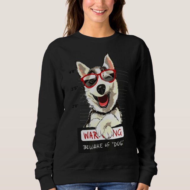 Sweatshirt Husky Siberian Husky (Devant)