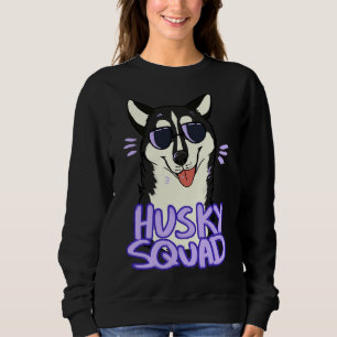 Sweatshirt Husky Squad Black