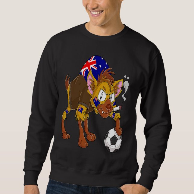 Sweatshirt Hyäne Fan Australia (Devant)