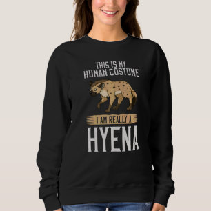 Sweatshirt Hyena Costume Hyenadon Hyenas Animal
