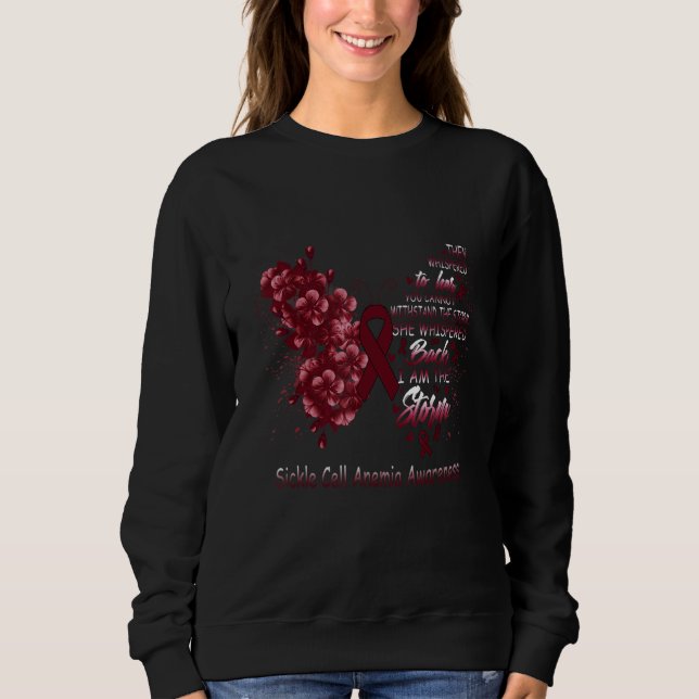 Sweatshirt I Am The Storm Sickle Cell Anemia Awareness Butter (Devant)