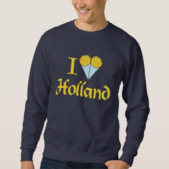 Sweatshirt I coeur Hollande (Devant)