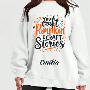 Sweatshirt I Craft Stories Halloween Custom Shirt pour les éc