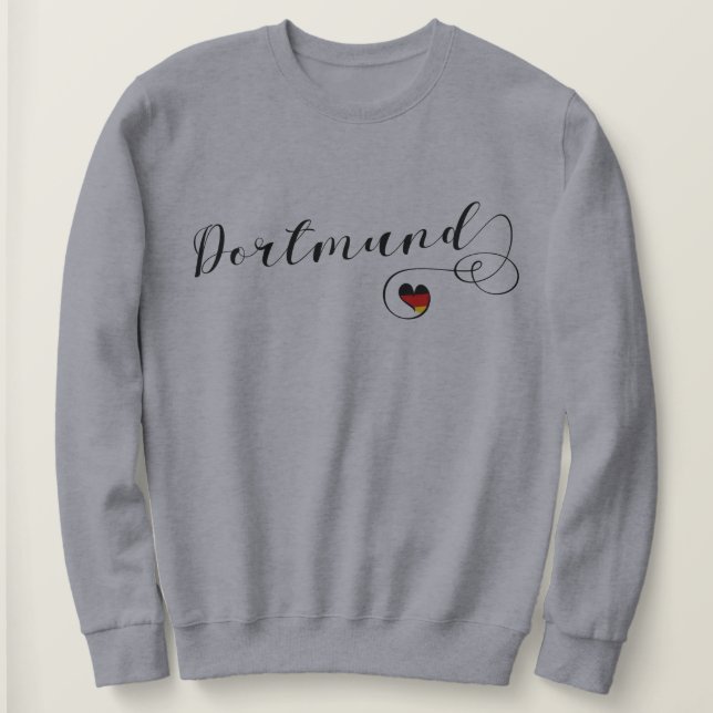 Sweatshirt I Heart Dortmund, Rhénanie du Nord-Westphalie (Design devant)