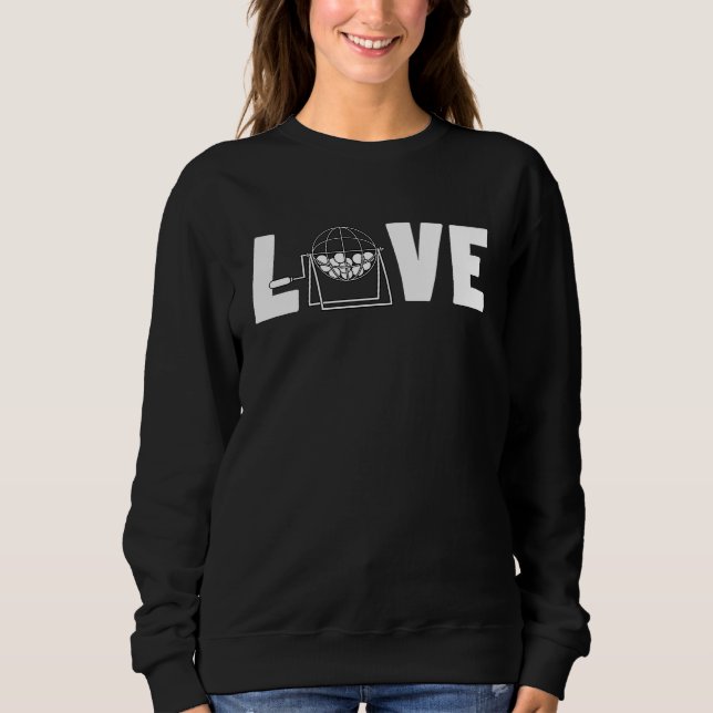 Sweatshirt I Love Bingo  1 (Devant)