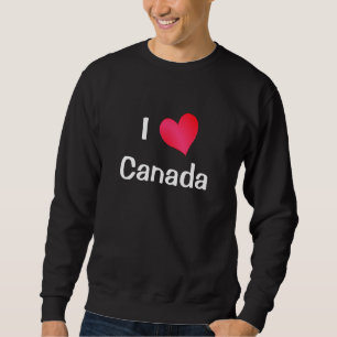 Sweatshirt I Love Canada